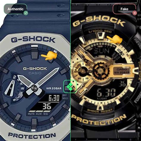 original g shock watch vs fake|g shock watch original.